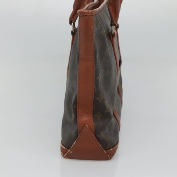 LOUIS VUITTON Monogram Sac Weekend PM Hand Bag M42425 LV Auth - Picture 3 of 16